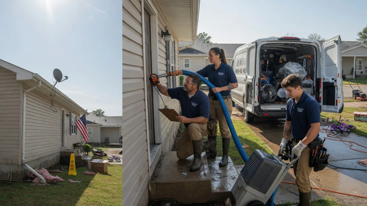 Ceiling Water Damage Restoration in Davisville, WV near me